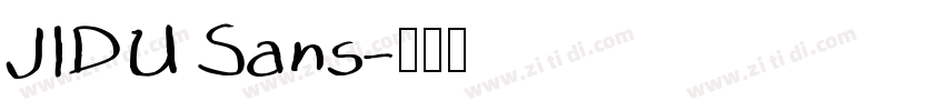 JIDU Sans字体转换